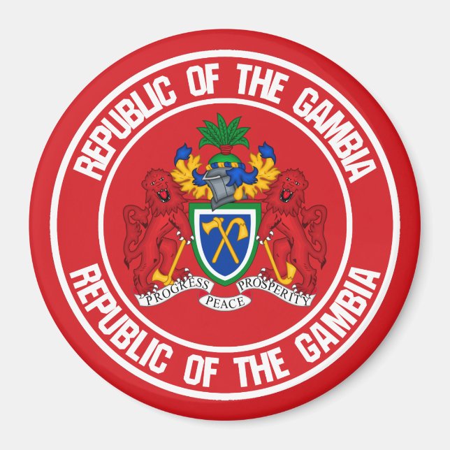 Imã O emblema da volta da Gâmbia (Frente)