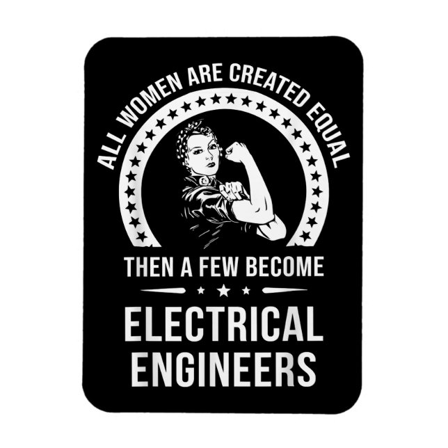 Ímã O Engenheiro Elétrico Para As Mulheres É Criado Ig (Vertical)