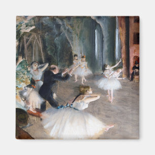 Imã O ensaio no palco, Edgar Degas