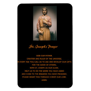 Ímã O espírito de St Joseph da oração do trabalho