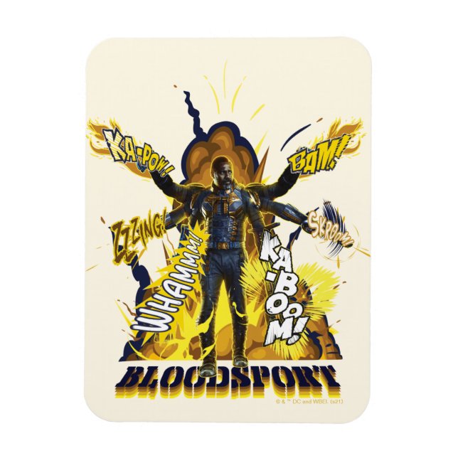 Ímã O Esquadrão Suicida | Ação Gráfica relativa ao esp (Vertical)