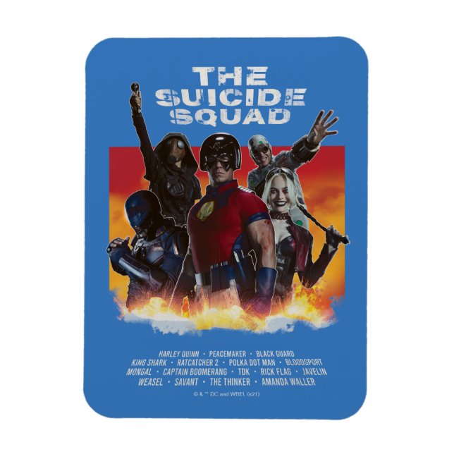 Ímã O Esquadrão Suicida | Poster de filme com estilo r (Vertical)