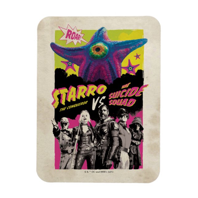 Ímã O Esquadrão Suicida | Starro Vs Esquadrão Suicida (Vertical)