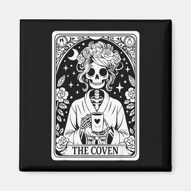 Imã O esqueleto da coven casamento despedida de soltei (Frente)