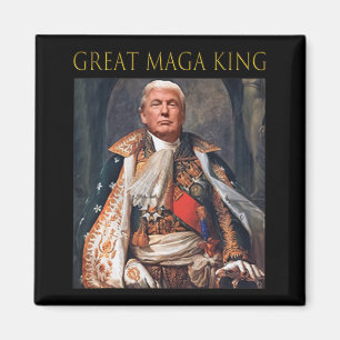 Imã O Excelente Maga King Divertido Trump Ultra Maga K