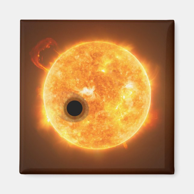 Imã O Exoplaneta Wasp-107b É Um Gigante De Gás (Frente)