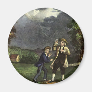 Imã O Experimento Kite e Relâmpago de Benjamin Frankli