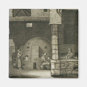 Imã O fabricante da garrafa de vidro, das artes do