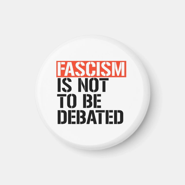 Imã O fascismo não deve ser debatido (Frente)