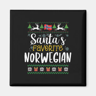 Imã O Favorito do Papai Noel Norueguês - Natal Feio na