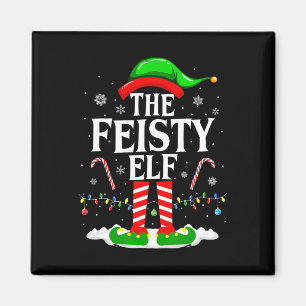 Imã O Feiste Elf Xmas Engraçado Grupo Familiar Compatí