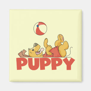 Imã O filhote de cachorro joga o camiseta e os present