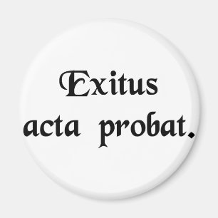 Imã O fim justifica os meios.