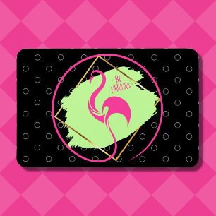 Ímã O Flamingo Rosa Seja Fabuloso E Inspirador Dizendo