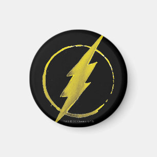 Imã O Flash   Emblema do tórax amarelo