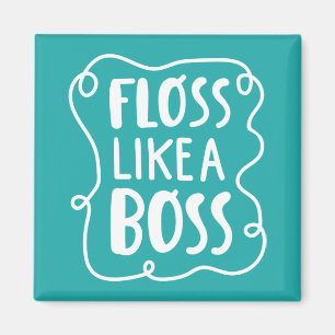 Imã O Floss gosta de uma frase dental do chefe