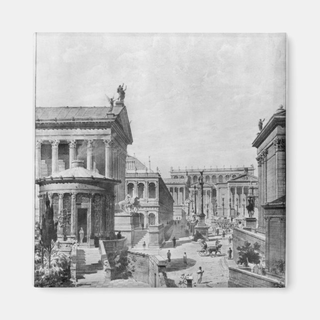 Imã O Fórum Romano da Antiguidade, 1914 (Frente)