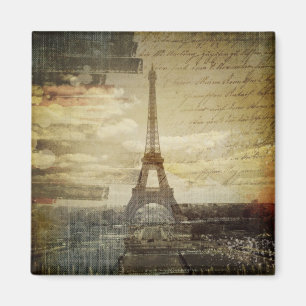 Imã o francês scripts a torre Eiffel moderna de Paris