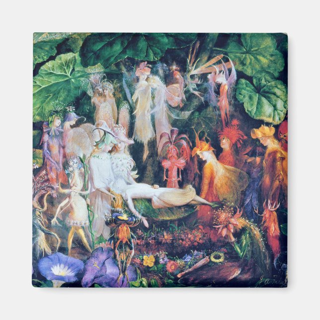 Imã O Funeral da Fada, John Anster Fitzgerald (Frente)