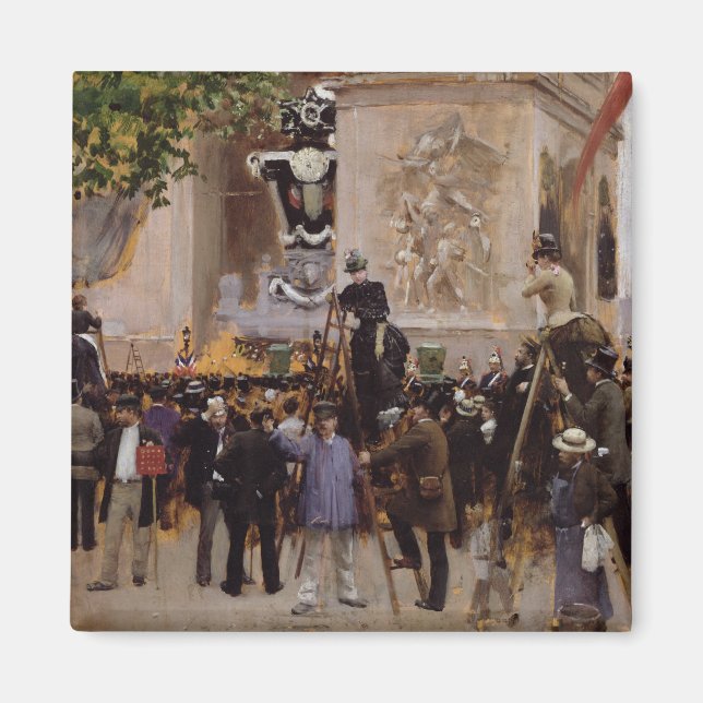 Imã O Funeral de Victor Hugo (Frente)