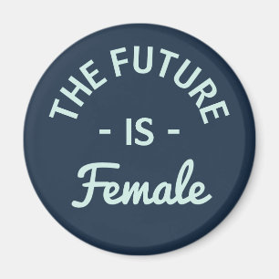 Imã "O futuro é" feminista fêmea