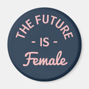 Imã "O futuro é" feminista fêmea