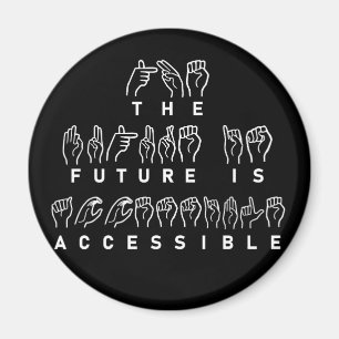 Imã O futuro é um idioma de sinal ASL acessível