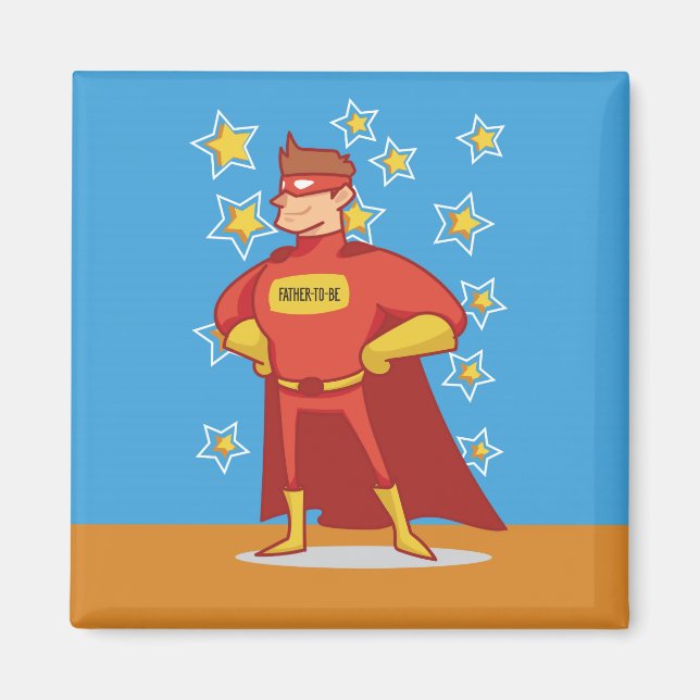 Imã O futuro super-herói no Dia de os pais (Frente)