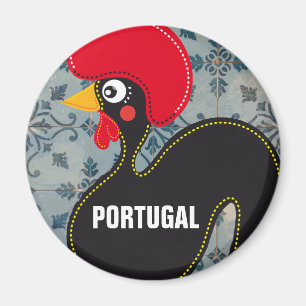 Imã O galo de Portugal e de mosaicos portugueses