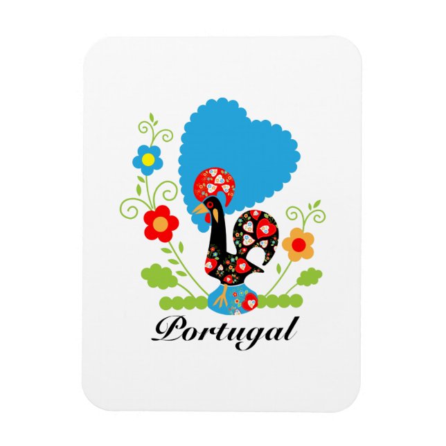 Ímã O Galo Português (Vertical)