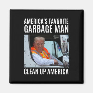 Imã O Garge Man Favorito da América Limpa o Fundo Amer