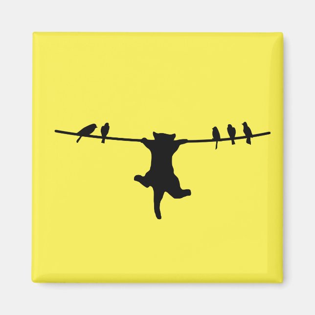 Imã O gato depende do cabo de alimentação (Frente)