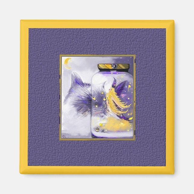 Imã O Gato e o Firefly! Ímã (Frente)