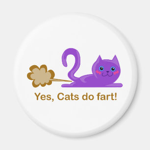 Imã O gato Farting, gato farts!