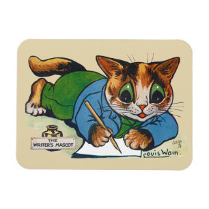 Ímã O Gato Mascot do Escritor, Louis Wain