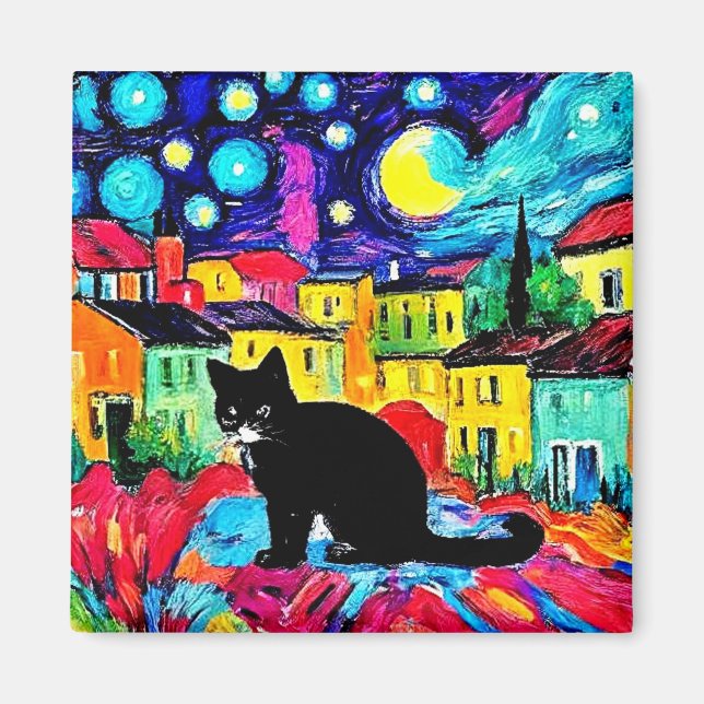Imã O Gato Negro 3 (Frente)