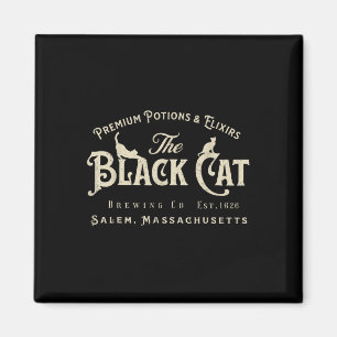 Imã O Gato Negro Witchy Salem Est 1626 Halloween