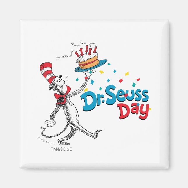 Imã O Gato no Chapéu | Dia do Dr. Seuss (Frente)