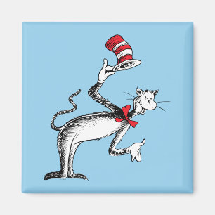 Imã O Gato no Chapéu Faz Uma Reverência