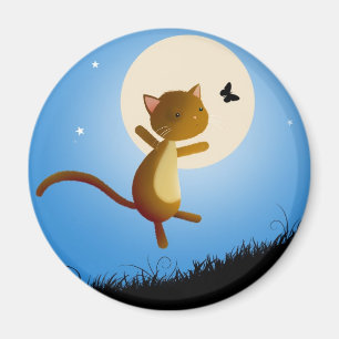 Imã o gato segue seus sonhos - ímã