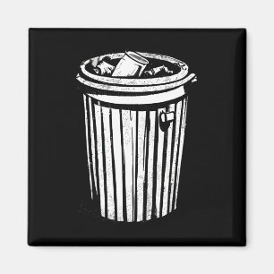 Imã O Gelado de Figurino do Dia das Bruxas Pode Trashc