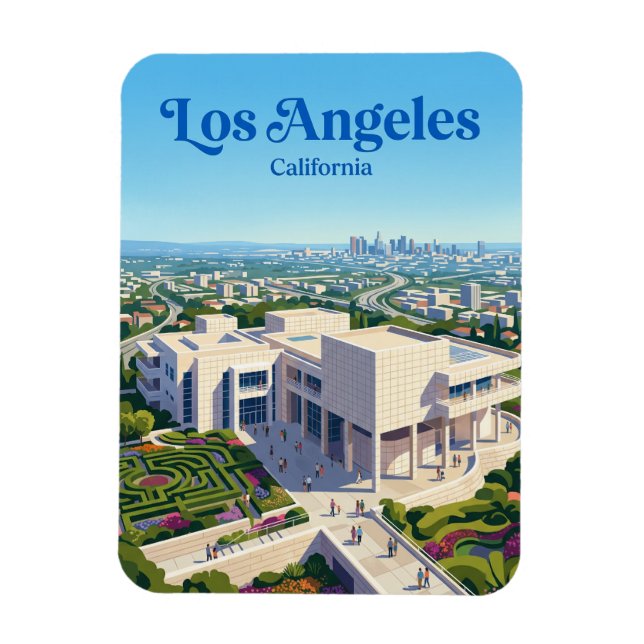 Ímã O Getty Center Califórnia (Vertical)