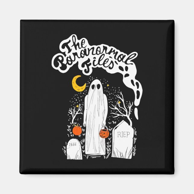 Imã O Ghost do Cemitério de Arquivos Paranormais (Frente)