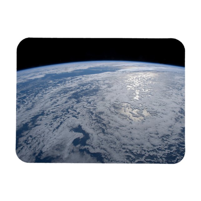 Ímã O Glint do Sol Está Vencendo No Oceano Pacífico Su (Horizontal)