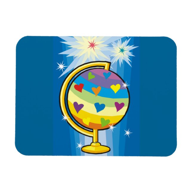 Ímã O Globo Estrelado - (Horizontal)