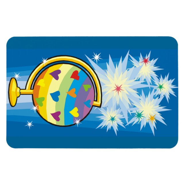 Ímã O Globo Estrelado - (Horizontal)