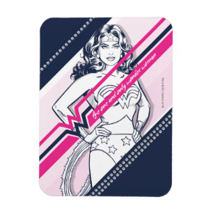 Ímã O Gráfico Retroativo De Uma Única Mulher Maravil