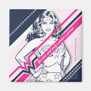 Imã O Gráfico Retroativo De Uma Única Mulher Maravil