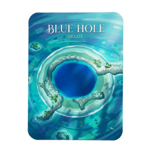 Ímã O Grande Buraco Azul Belize