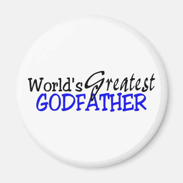 Imã O Grande Chefão Azul Negro (Frente)